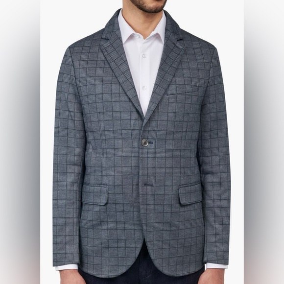 CON.STRUCT Slim Fit Knit Stretch Blazer Size 40 - Medium - Picture 6 of 8